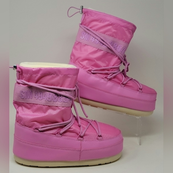 Steve Madden Mav Textile  Lined Cold Weather Platform Bootie Women Size 7-6 New - Picture 2 of 10